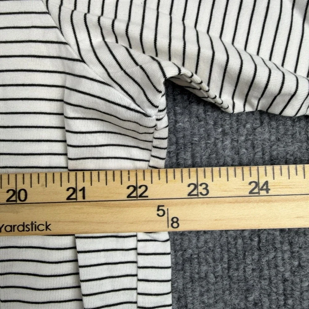 Polo Ralph Lauren Polo Shirt Mens Large White Striped Pima Cotton Golf Casual